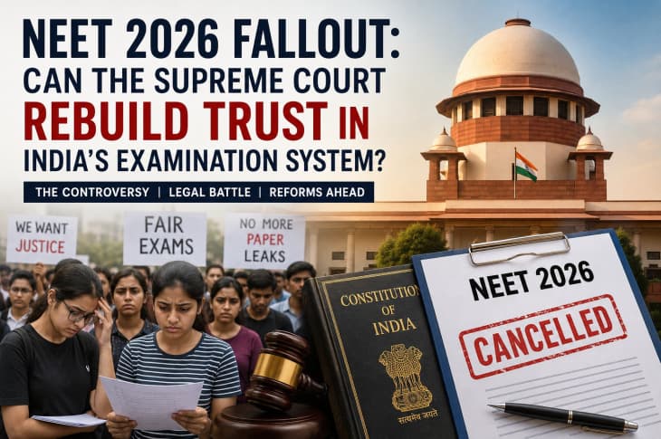NEET 2026 Controversy Explained: Can Supreme Court Reforms Restore Trust in India's Examination System?